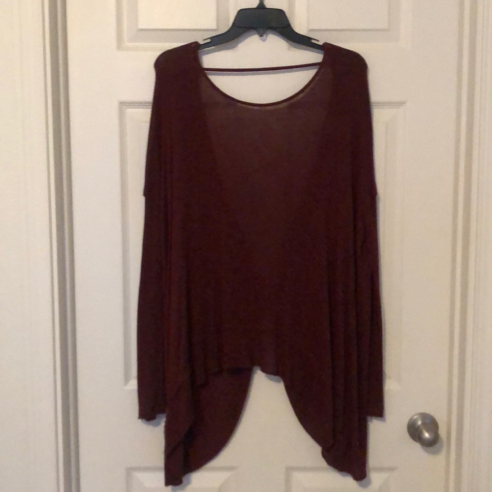Open back sweater